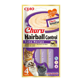 Inaba Ciao Churu Hairball Control Recompensa Cremoasa cu Ton - imagine 1
