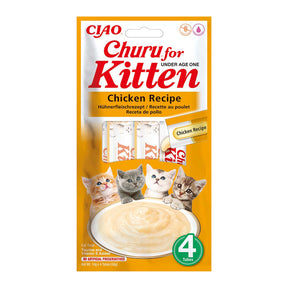 Inaba Churu Recompensa Cremoasa Kitten cu Pui - imagine 1