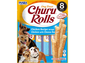 Inaba Churu Rolls Recompense pentru caini cu Pui si Branza