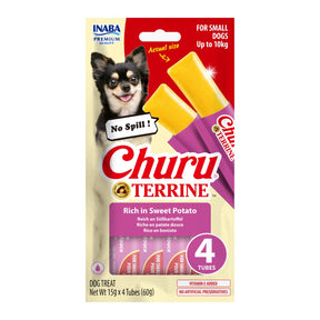 Churu Terrine Small Dog Recompense cu Cartof Dulce 15 Gr x 4 Buc