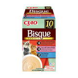Inaba Ciao Churu Bisque Variety cu Ton, Pui si Vita, Ton si Somon 10 Buc - imagine 1