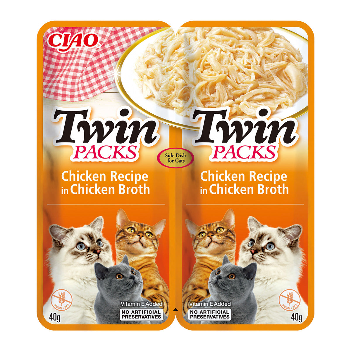 Inaba Ciao Churu Cat Twin Reteta de Pui in Supa de Pui - imagine 1