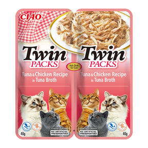 Inaba Ciao Churu Cat Twin Reteta de Ton cu Pui in Supa de Ton - imagine 1
