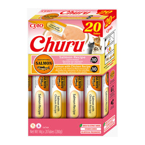 Ciao Churu Cat Variety Recompense Cremoase cu Somon si Pui 20 Buc