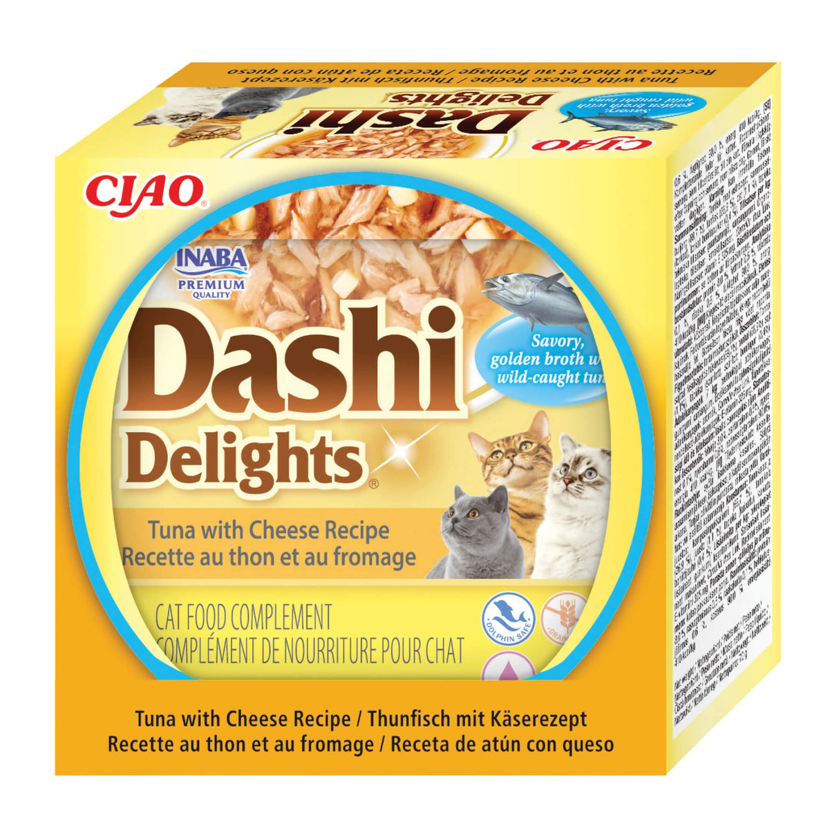 Inaba Ciao Dashi Delights pentru pisici cu Ton si Branza - imagine 2