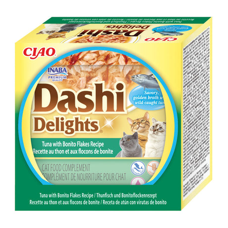 Inaba Ciao Dashi Delights pentru pisici cu Ton si Fulgi de Bonito - imagine 2
