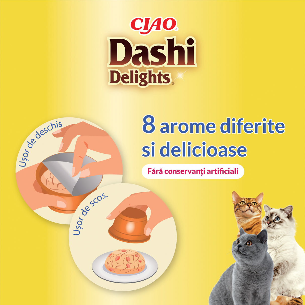 Ciao Dashi pentru pisici cu Pui si Bonito