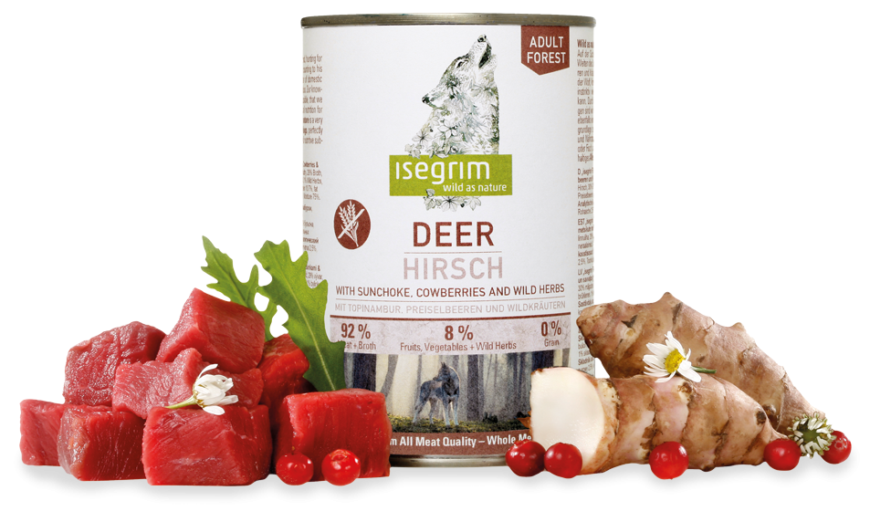 Isegrim Conserva Isegrim Dog Adult cu Carne de Caprioara