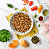 Naturo Conserva Naturo Adult cu Carne de Rata, Fructe si Legume in Sos cu Ierburi Aromatice 390g - imagine 3