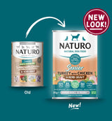 Naturo Conserva Naturo Senior cu Carne de Curcan si Pui, Amestec de Fructe si Legume in Sos cu Ierburi Aromatice 390g - imagine 2