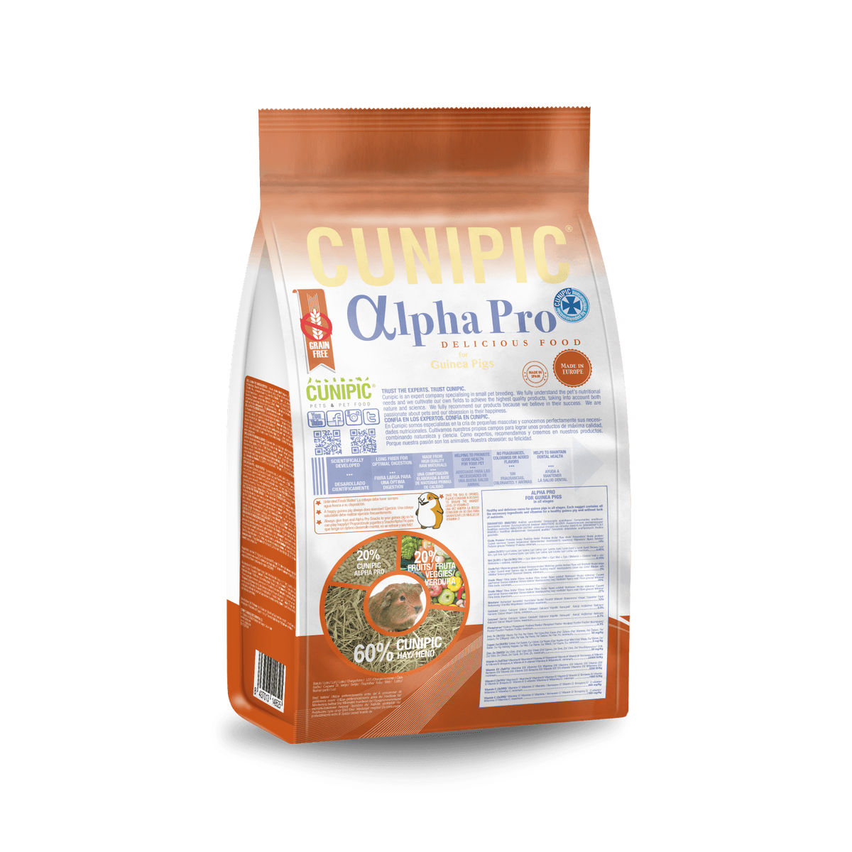 Cunipic Alpha Pro Hrana pentru Porcusori de Guineea 500 Gr