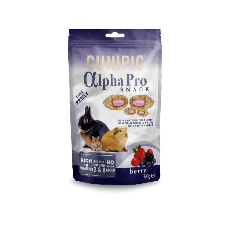 Cunipic Alpha Pro Snack cu Fructe de Padure pentru Rozatoare 50 Gr