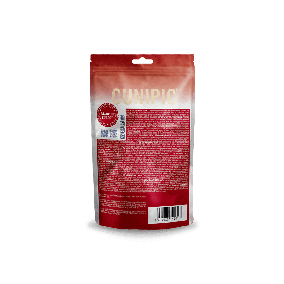 Cunipic Alpha Pro Snack cu Mar pentru Rozatoare 50 Gr