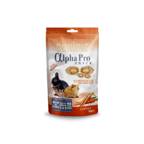 Cunipic Alpha Pro Snack cu Morcovi pentru Rozatoare 50 Gr
