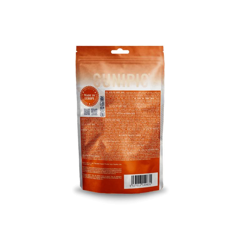 Cunipic Alpha Pro Snack cu Morcovi pentru Rozatoare 50 Gr