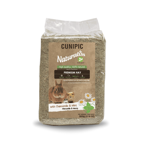 Cunipic Naturaliss Fan cu Musetel si Menta pentru Rozatoare 500 Gr