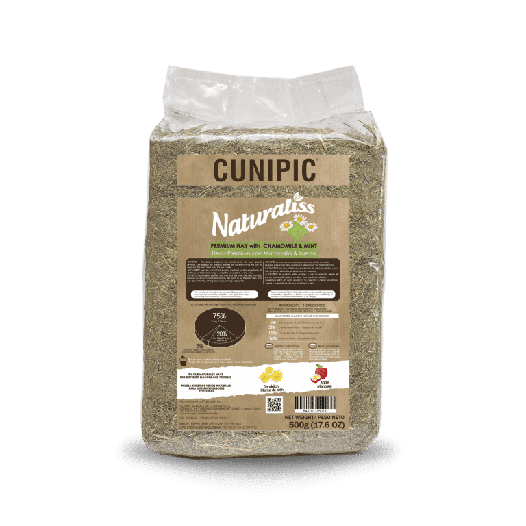 Cunipic Naturaliss Fan cu Musetel si Menta pentru Rozatoare 500 Gr