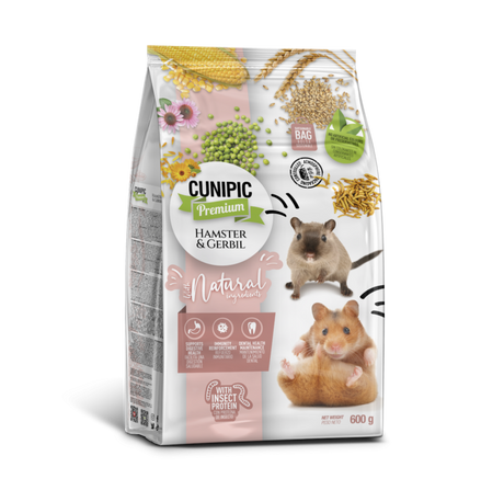 Cunipic Premium Line Hrana pentru Hamsteri si Gerbili 600 Gr