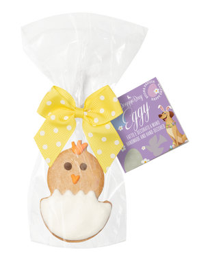 Doggyebag Biscuit Artizanal Eggy cu Glazura de Iaurt pentru Caini 25 Gr