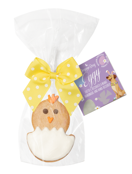 Doggyebag Biscuit Artizanal Eggy cu Glazura de Iaurt pentru Caini 25 Gr