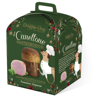 DoggyeBag Doggyebag Canettone Gastronomic cu Prosciutto Cotto 125 Gr - imagine 1