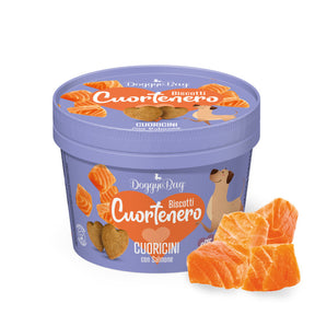 Doggyebag Cuortenero Cuoricini Biscuiti Artizanali cu Somon 150 Gr