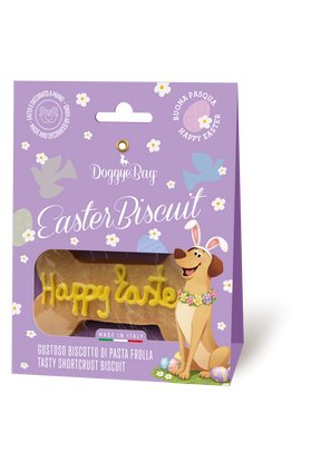 Doggyebag Happy Easter Biscuit Artizanal in Forma de Os pentru Caini 30 Gr