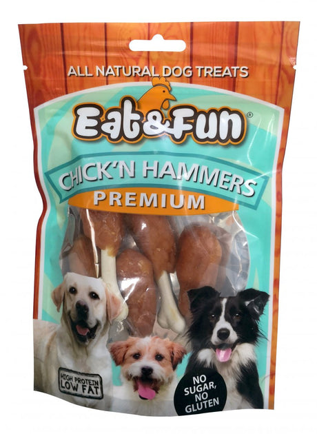 Eat&Fun Recompense Caini Chick'N  Hammers 100 G