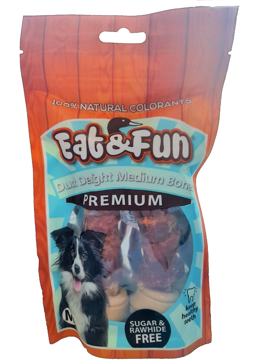 Eat&Fun Recompense Caini Duck Delights Medium Bones