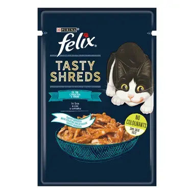 Felix Felix Tasty Shreds cu Ton in Sos 0.80 Gr - imagine 1