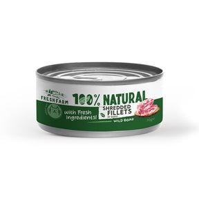 Fresh Farm Cat Schredded Fillets cu Mistret si Pui in Sos 70 Gr