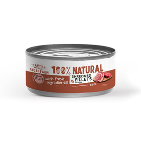 Fresh Farm Fresh Farm Cat Schredded Fillets cu Vita si Pui in Sos 70 Gr