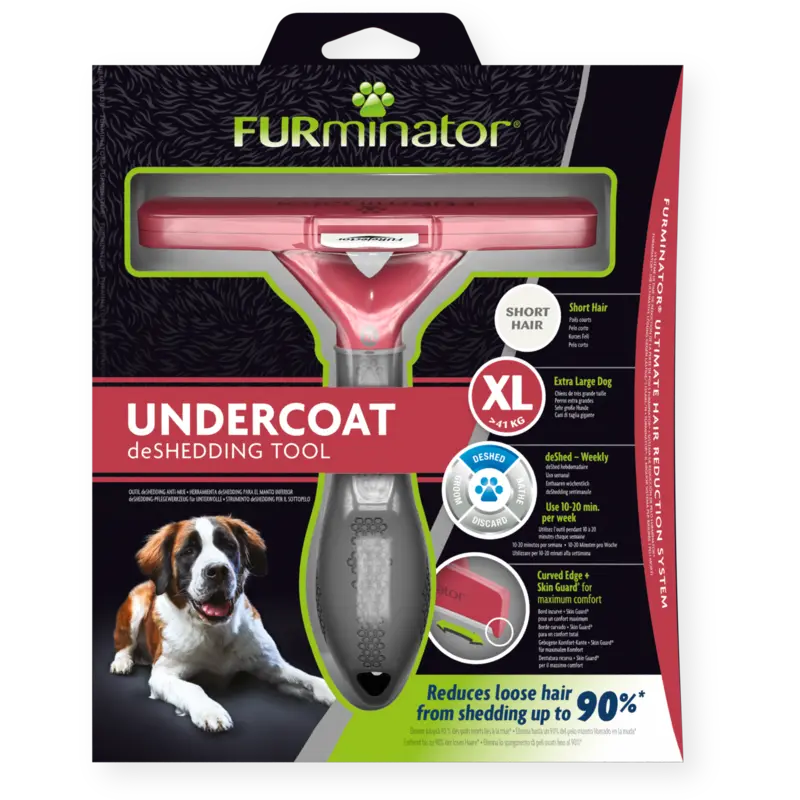 Furminator pentru Caini de Talie Foarte Mare cu Par Scurt XL