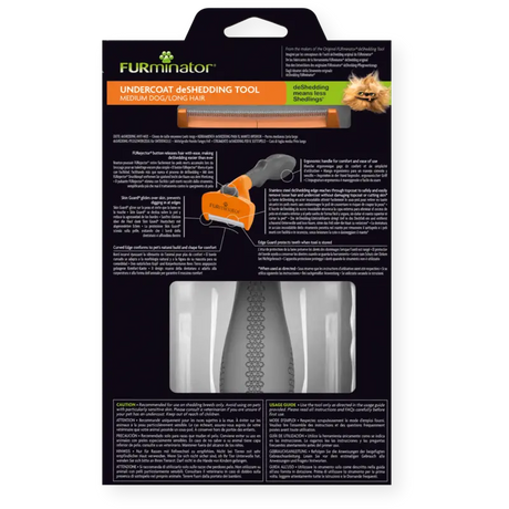 Furminator pentru Caini de Talie Medie cu Par Lung M