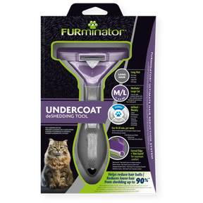 Furminator pentru Pisica cu Par Lung M-L