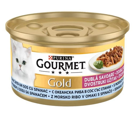 Gourmet Gourmet Gold Double Pleasure Peste oceanic cu Spanac
