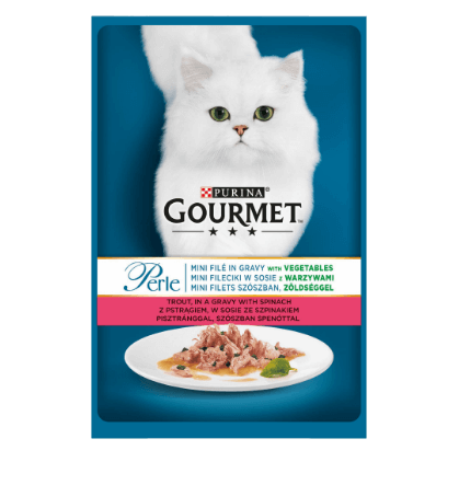 Gourmet Gourmet Perle Pastrav si Spanac in Sos Plic