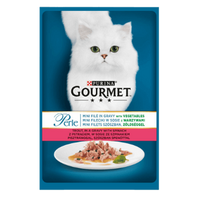 Gourmet Gourmet Perle Pastrav si Spanac in Sos Plic
