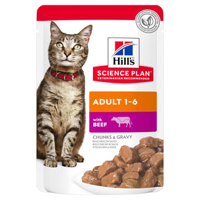 Hill's Hill's Science Feline Adult Beef Pouch