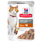 Hill's Hill's Science Feline Young Adult Sterilised with Turkey Pouch - imagine 1
