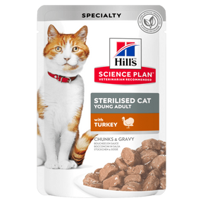 Hill's Hill's Science Feline Young Adult Sterilised with Turkey Pouch - imagine 1