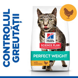 Hills SP Feline Adult Perfect Weight cu Pui