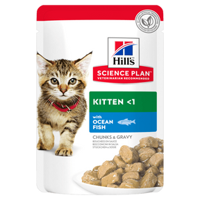 Hill's Hills SP Feline Kitten Ocean Fish Pouch