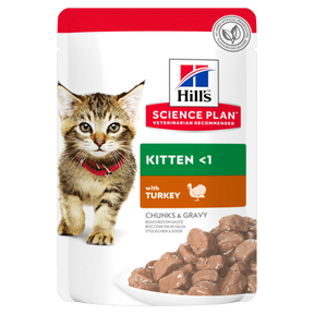 Hill's Hills SP Feline Kitten Turkey Pouch