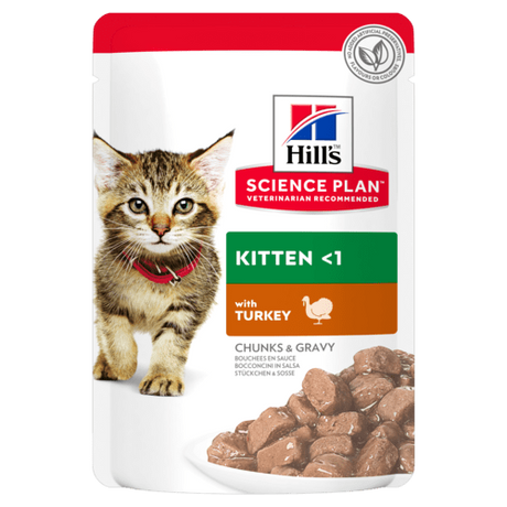 Hill's Hills SP Feline Kitten Turkey Pouch