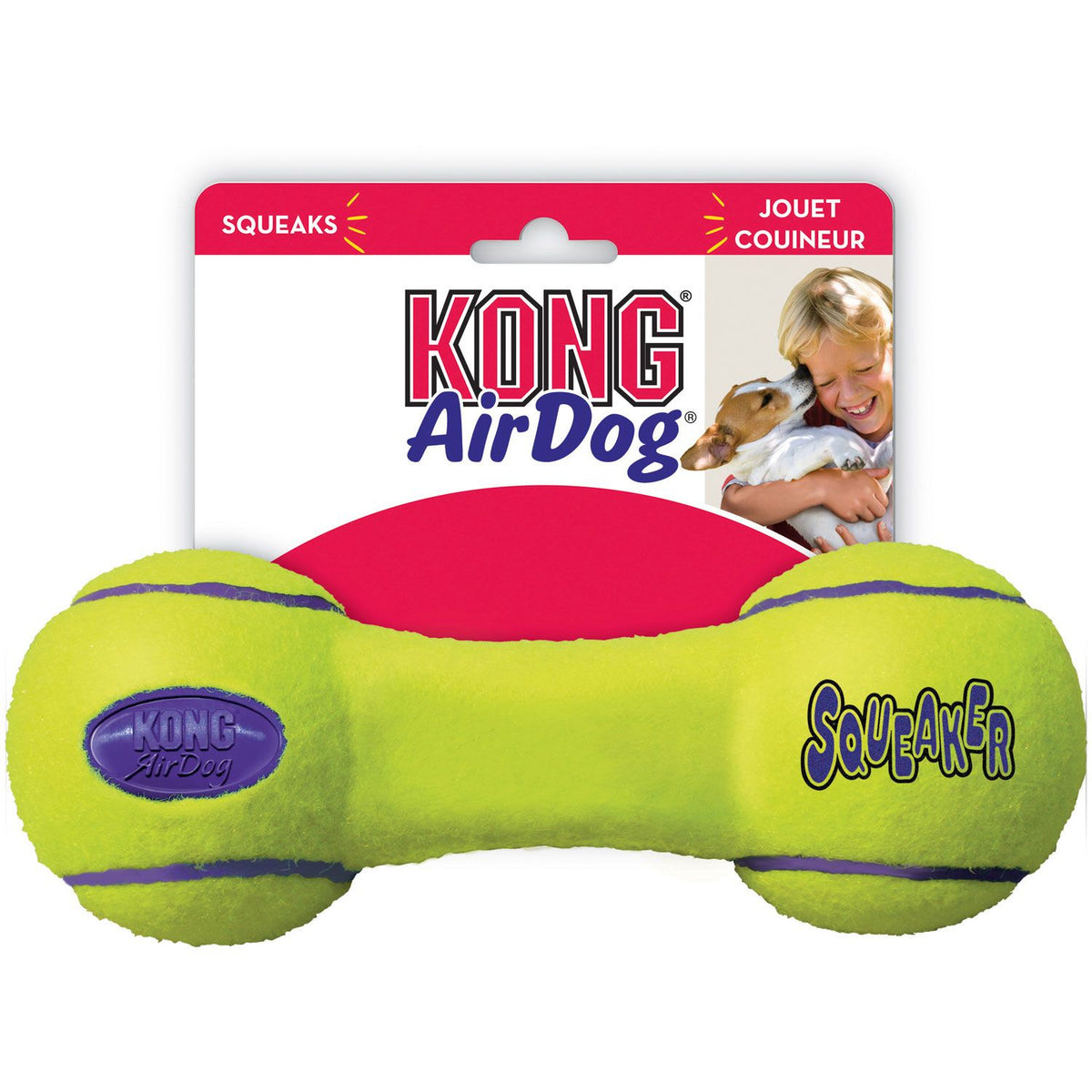 Hunter Jucarie Kong AirDog Squeaker Dumbbell 14 Cm