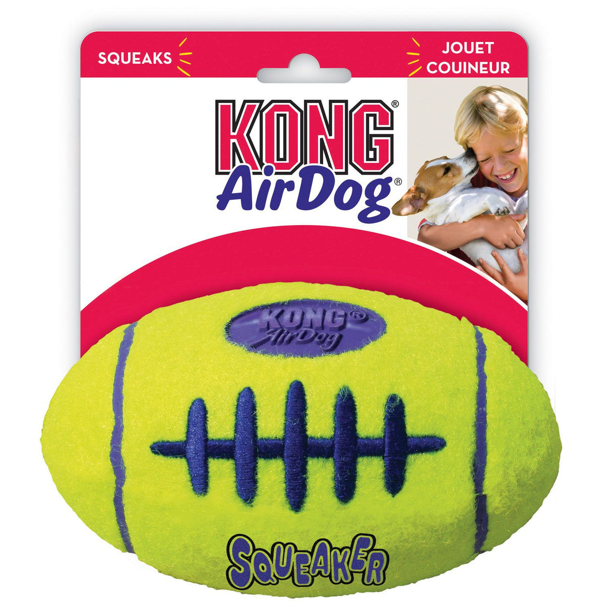 Hunter Jucarie Kong AirDog Squeaker Football 8 Cm