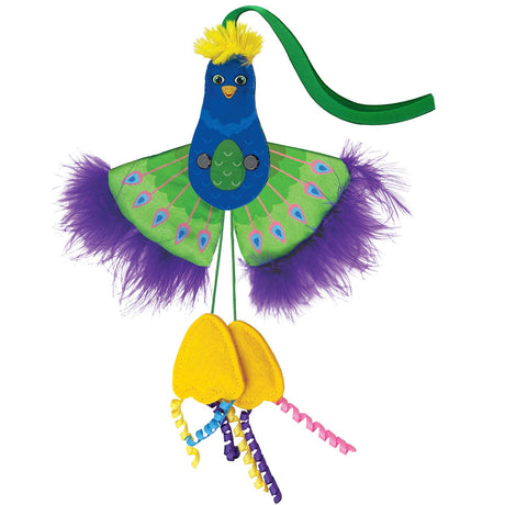 Hunter Jucarie Kong Connects Peacock 45 Cm pentru Pisici
