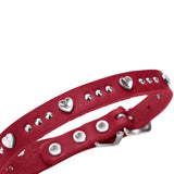 Hunter Zgarda Aalborg Hearts din Piele Naturala XXS-XS 27 Cm