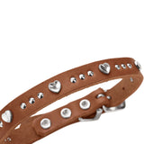 Hunter Zgarda Aalborg Hearts din Piele Naturala XS-S 37 Cm
